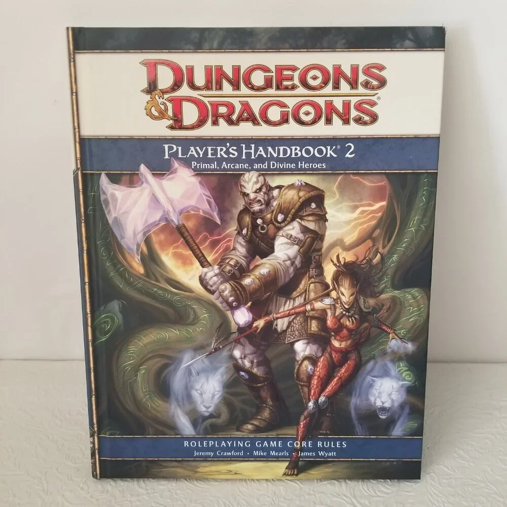 Dungeons and Dragons 4th Edition Players Handbooks Hardback Set of 2